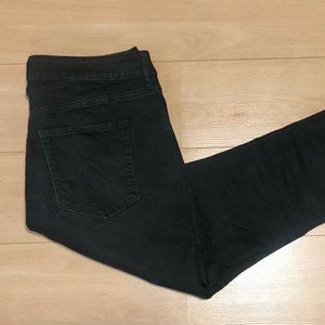 LOFT Curvy Skinny Black Jeans